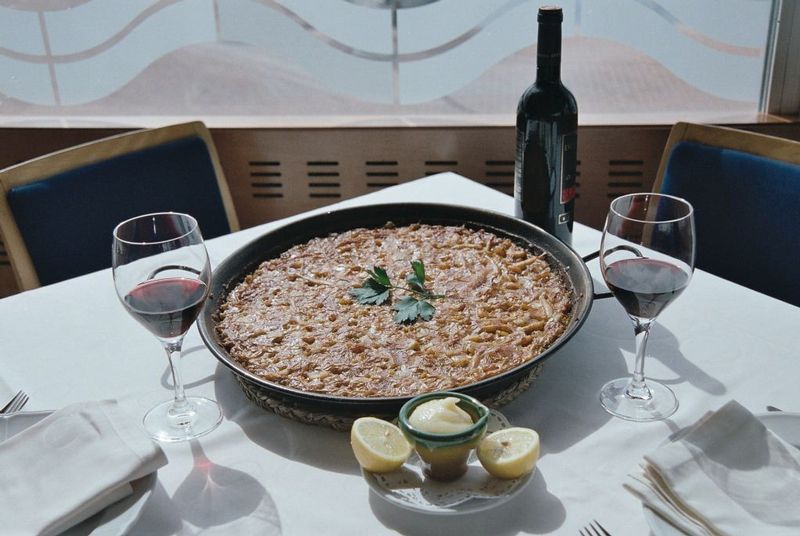 Typical rice dish from the Alicante region