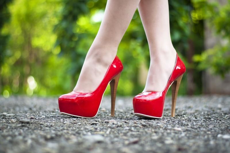 the high heels